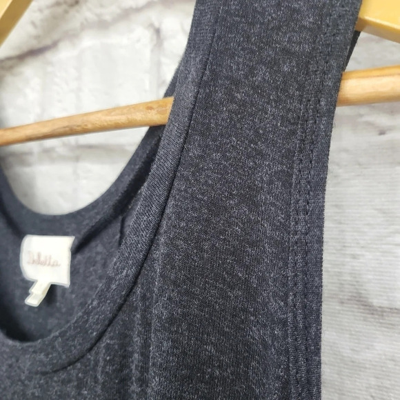 Anthropologie | Deletta Heathered Gray High Low Blouse Sz Small - Picture 4 of 12